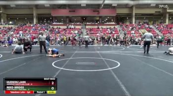 82 lbs Quarterfinal - Reed Briggs, Linn County Twisters vs Hudson Lahn, Andover Wrestling Club