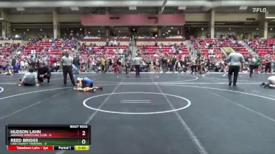 82 lbs Quarterfinal - Reed Briggs, Linn County Twisters vs Hudson Lahn, Andover Wrestling Club