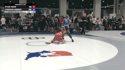 70 kg Champ. Rd Of 256 - Kyler Tabor, Cardinal Wrestling Club vs Christian Arberry, Knights RTC