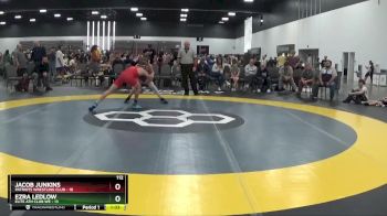 112 lbs Round 1 (8 Team) - Jacob Junkins, Patriots Wrestling Club vs Ezra Ledlow, Elite Ath Club WE