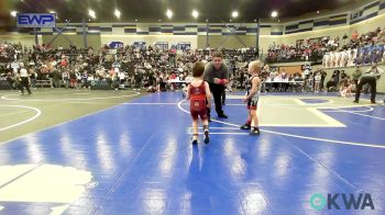 45 lbs Consi Of 8 #1 - Grayson Sacco, Lone Grove Takedown Club vs Diego Cerda, OKC Saints Wrestling