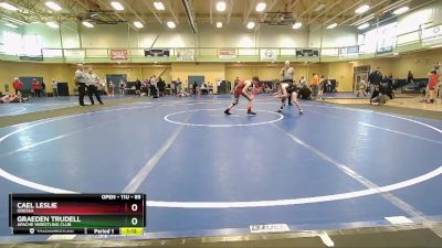 85 lbs Round 5 - Graeden Trudell, Apache Wrestling Club vs Cael Leslie, ODESSA