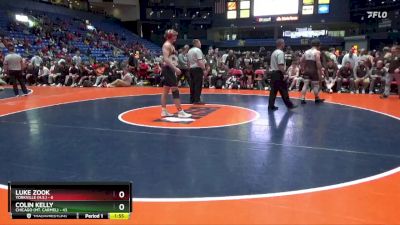 175 lbs Finals (8 Team) - Colin Kelly, Chicago (Mt. Carmel) vs Luke Zook, Yorkville (H.S.)