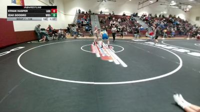 138 lbs Champ. Round 1 - Ethan Kasper, Laramie vs Izak Goodro, Wheatland