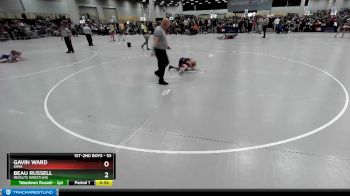 53 lbs Quarterfinal - Beau Russell, ReZults Wrestling vs Gavin Ward, Iowa