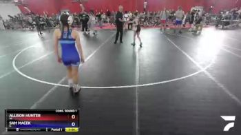 106 lbs Cons. Round 1 - Allison Hunter, WI vs Sam Macek, IL
