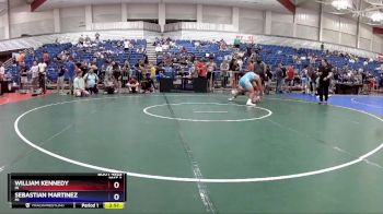 165 lbs Semifinal - William Kennedy, IN vs Sebastian Martinez, MI