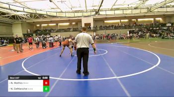 195 lbs Consi Of 8 #2 - Nate Mathis, Branford vs Nicholas DeManche, Bunnell