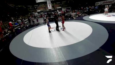 126 lbs Jesse Rivera, CVWA - Central Valley Wrestling Association vs Isaac Aceves, SJWA - San Joaquin Wrestling Association