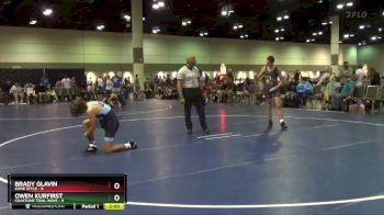 132 lbs Round 5 (6 Team) - Owen Kurfirst, Coastline Tidal Wave vs Brady Glavin, Kame Style