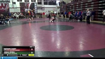 152 lbs Cons. Round 1 - Nathan Casey, Epworth, Western Dubuque vs Dreni Zeneli, Cedar Rapids Jefferson