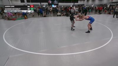 132 lbs Cons. Sub-rd Of 32 - Aaden Luke, Powerhouse Wrestling Club vs Jackson McCurley, Shelton Wrestling Academy