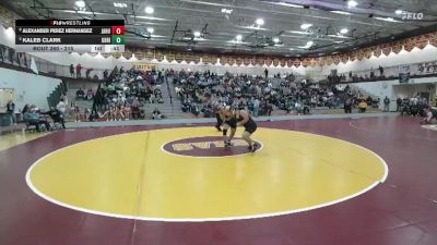 215 lbs Cons. Round 3 - Kaleb Clark, Green River vs Alexander Perez Hernandez, Jackson Hole