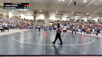 AA 113 lbs Semifinal - Thomas Lobliner, Ravenwood High School vs Nolan Barton, Nolensville High School