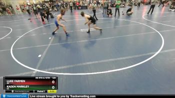 120 lbs Cons. Round 2 - Kaden Markley, KS vs Luke Farmen, NE