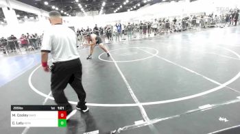 285 lbs Quarterfinal - Matthew Cooley, Oakdale, Wrestling vs Carlos Latu, Royalty WC