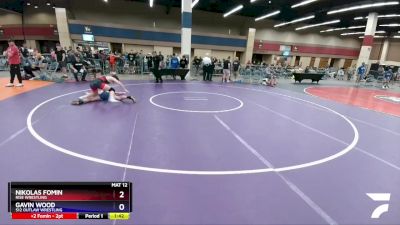 138 lbs Cons. Round 5 - Nikolas Fomin, Rise Wrestling vs Gavin Wood, 512 Outlaw Wrestling