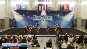 Rage Athletics - Riot [2026 L1.1 Junior - PREP - D2 Day 1] 2026 PacWest Utah Challenge