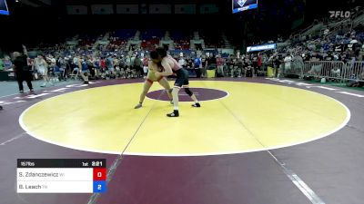 157 lbs Cons 64 #2 - Syler Zdanczewicz, WI vs Brayden Leach, TN