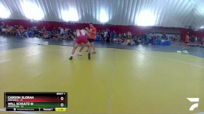 215 lbs Round 1 (4 Team) - Carson Slorah, Indianola vs Will Schultz III, Princeton