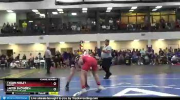 157 lbs Champ. Round 1 - Tyson Nisley, Wabash vs Jakob Snowden, Henry Ford College