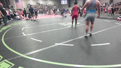 215 lbs Semifinal - Milek Adams, Georgia vs John Gill, Woodland Wrestling