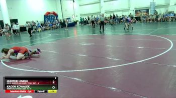 126 lbs Round 2 (16 Team) - Kaden Kowalek, Nebraska Smash (Dev A) vs Hunter Hinkle, S.E.O. Wrestling Club- Team Red