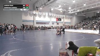 126 lbs Quarters & 1st Wb (16 Team) - Christian Carroll, Harrison vs Landon Tran, Mill Creek