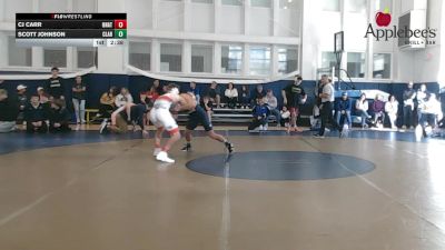 141 lbs Round Of 32 - CJ Carr, Unattached- Lock Haven vs Scott Johnson, Clarion