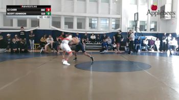 141 lbs Round Of 32 - CJ Carr, Unattached- Lock Haven vs Scott Johnson, Clarion