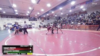 120 lbs Cons. Round 5 - Hailey Fenton, Long Beach Wilson vs Dayanara Ramirez, Sultana