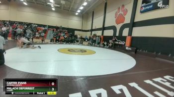 132 lbs Quarterfinal - Malachi DeForrest, Laurel vs Carter Evans, Natrona County