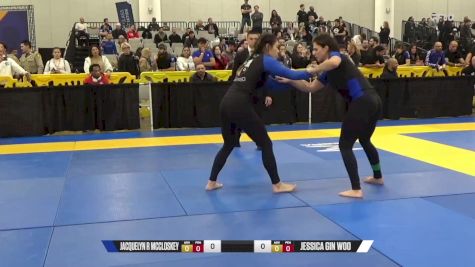 Jessica Gin Woo vs Jacquelyn R McCloskey 2024 World IBJJF Jiu-Jitsu No-Gi Championship