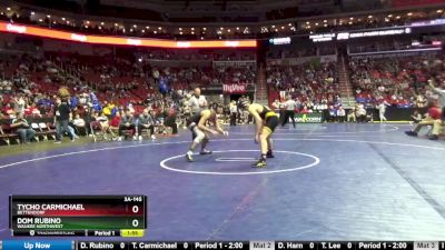 3A-145 lbs Cons. Round 5 - Dom Rubino, Waukee Northwest vs Tycho Carmichael, Bettendorf