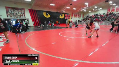 105 lbs Cons. Round 1 - Wanyu Chen, Valencia Placentia vs Millie Lagunas, Dana Hills