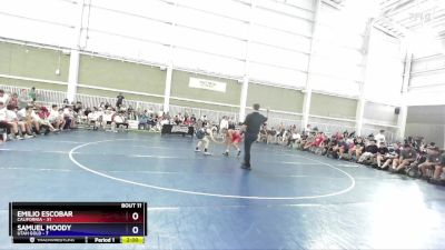 113 lbs Placement Matches (8 Team) - Emilio Escobar, California vs Samuel Moody, Utah Gold