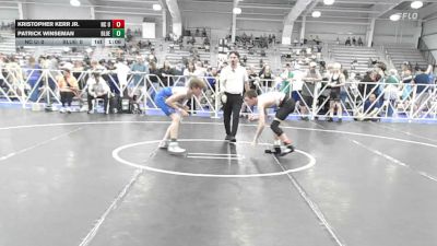106 lbs Rr Rnd 2 - Kristopher Kerr Jr., NC United Select - HSB vs Patrick Winseman, BlueWave - HSB