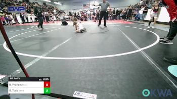 40 lbs Rr Rnd 3 - Bradley Francis, Skiatook Youth Wrestling vs Blakely Torix, Sperry Wrestling Club