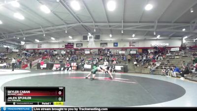 149 lbs Champ. Round 2 - Skyler Caban, Belmont Abbey vs Jalen Spuhler, UW-Parkside