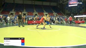 160 lbs Rnd Of 32 - Bradley Gillum, Illinois vs Ben Faber, Iowa