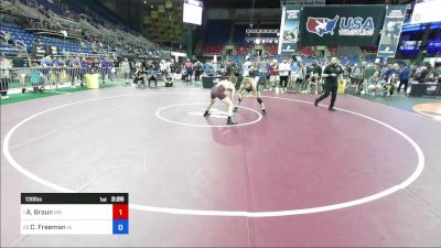 138 lbs Consolation - Alex Braun, MN vs Carter Freeman, IA