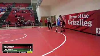 165 lbs 5th Place Match - Cam Adams, Detroit Catholic Central vs Kam Harden, Cinncinati LaSalle