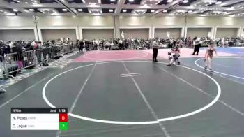 61 lbs Round Of 16 - Noah Posos, Hawkeye/Speakeasy WC vs Colin Logue, Turkshead