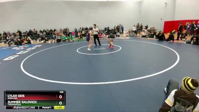 135 lbs Cons. Round 4 - Lylah Geis, Worland vs Summer Galovich, Thermopolis