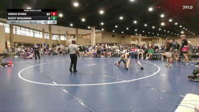 165 lbs Round 2 Champ & Wb (32 Team) - Josiah Sykes, Morris Fitness Purge vs Scott Speakman, Indiana Outlaws