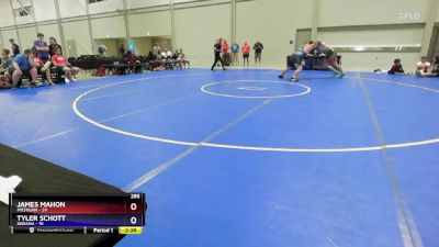 285 lbs Round 1 (8 Team) - James Mahon, Michigan vs Tyler Schott, Indiana