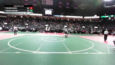 84 lbs Champ. Round 1 - Asher McGhee, CFEA vs Holden Davis, BKV1