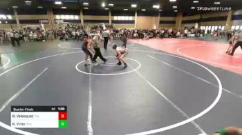 130 lbs Quarterfinal - Brandon Velasquez, The Lions Den vs Kaleb Viray, Pride Wrestling