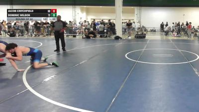 150 lbs Round Of 64 - Jacob Critchfield, NH vs Dominic Wilson, TX