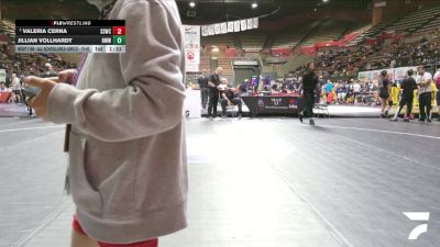 Champ. Round 1 - Valeria Cerna, Southwest Stallions Wrestling Club vs Jillian Vollhardt, Red Wave Wrestling